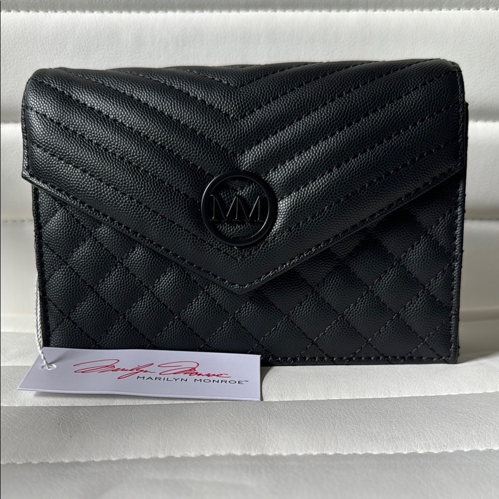 Marilyn Monroe Black Clutch Bag